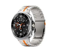 EMAIGlPO Titanium Band Fit For Samsung Galaxy Watch 8 Classic 46mm Strap Wrist Accessories(Titanium orange,For Galaxy 8 40mm 44mm)