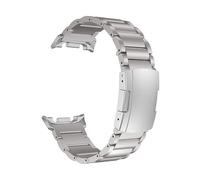 EMAIGlPO Titanium Band Metal Strap Fit For Samsung Galaxy Watch 8 40mm 44mm 8 Classic 46mm Bracelet(Silver,For Galaxy Watch 8 40mm)