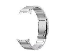 EMAIGlPO Titanium Metal Strap fit for Samsung Galaxy Watch 8Classic 46mm /8 40mm 44mm /Ultra 47mm Watchband(Silver,For Galaxy Watch 8 44mm)