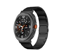 EMAIGlPO Titanium Replaced Strap Fit For Samsung Galaxy Watch 8 Ultra 2 Wrist Link Bracelet(Black,For 8 Classic 46mm)
