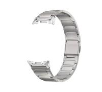 EMAIGlPO Titanium Strap Fit For Samsung Galaxy Watch 8 40mm 44mm /8classic 46mm /Ultra 2025 47mm Band(Silver,For Watch 8 Classic 46mm)