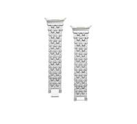 EMAIGlPO Watchband fit For Samsung Galaxy Watch 7 47MM Ultra Stainless Steel Strap fit For Samsung Watch 7 47MM Diamond Stainless Steel Watchband(Silver1)