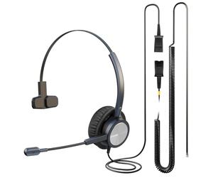 EMAIKER Wired Landline Desk Phone Headset, One Ear Office Telephone Headset with RJ9 Jack Works for Cisco CP-7841 7931G 7940 7941G 7942G 7945G 7960 7961G 7962G 7965G 7970 8841 8851 8961 and more
