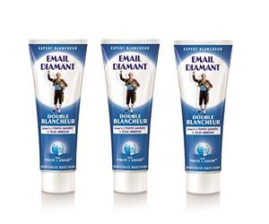 Email Diamant Mint Toothpaste, Triple Pack - 75 ml, Diamond Enamel, Whitening, Natural Perlite, Long-lasting Fresh Breath