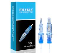 EMALLA ELIOT #10 9CML Tattoo Cartridge Needles 20Pcs Curved Magnum Needles Cartridge for Tattoo Gun Kit Pen Machine