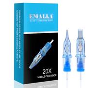 EMALLA ELIOT #12 14RLL Tattoo Cartridge Needles 20pcs Round Liner Needle Cartridges for Tattoo Gun Pen Machine