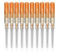 Emalla Piercing Needles - 10Pcs 14 Guage Catheter Piercing Needles Ear Nose Disposable Piercing Needles for navel nipple belly tongue piercing piercing kits piercing supplies (14G)