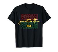 Emancipation Day Is Great With 1865 Juneteenth Flag T-Shirt