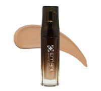 Emani 12 Hour Makeup Foundation Liquid Medium to Full Coverage (252 Sand Beige, Medium Tan), 100% Vegan & Natural good for Sensitive Skin