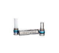 Emanuel Hammered Travel Havdallah Set- Blue Rings, Metal