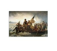 Emanuel Leutze Washington Crossing The Delaware Art Poster Posters Art Print Wall Photo Paint Poster Hanging Picture Family Decor 24x36inch(60x90cm)
