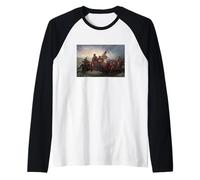 Emanuel Leutze Washington Crossing The Delaware Raglan Baseball Tee