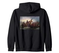 Emanuel Leutze Washington Crossing the Delaware Zip Hoodie