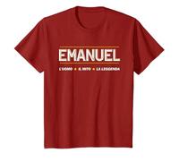 EMANUEL - Man, Myth, Legend | Baptism Name - T-Shirt