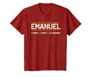 EMANUEL - Man, Myth, Legend | Baptism Name - T-Shirt