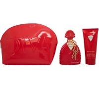 Emanuel Ungaro Diva Rouge Eau de Parfum 100ml, Body Lotion + Pouch Gift Set