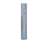 EMANUEL Yair Modern Mezuzah Case with Accent Shin | Contemporary Minimal Mezuzah | 6 Inch Case | Scroll not Included (Grays MZA-7)