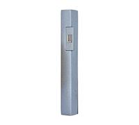 EMANUEL Yair Modern Mezuzah Case with Accent Shin | Contemporary Minimal Mezuzah | 6 Inch Case | Scroll not Included (Grays MZA-7)