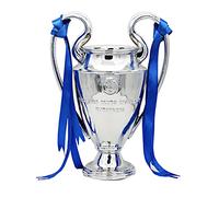 Emaraxy Champions Trophy, 12.6 Inch Sports League Cup, Soccer Trophy with Resin Replica for Electroplating Process, Soccer Sports League Cup with Ribbon for Room Decorations and Fan Gift
