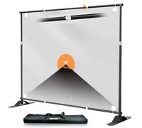EMART 10x10ft/3x3m Banner Stand,Adjustable Backdrop Stand for Photo-Black | Step and Repeat Banner Stand,Portable,Sturdy,Heavy Duty,Background Support System for Photo,Video,Exhibition,Studio