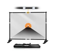 EMART 10x8ft/3x2.4m Banner Stand,Adjustable Backdrop Stand for Photo-Black