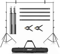 EMART 3x3.6m/10x12ft Backdrop Stand Kit,Large Photography Backdrop Frame