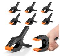 EMART 6 Pack Heavy Duty Muslin Spring Clamps, 6 inch Backdrop Clips