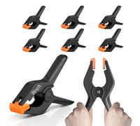 EMART 6 Pack Heavy Duty Spring Clamps, 9 inch Backdrop Clips for Photography Studio, Photo Booth, Backdrop Stand, Paper, Woodworking, Crafts, Tarp