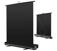 EMART Black Backdrop, 155 x 200cm, Retractable Panel Photography Background