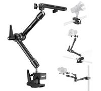 EMART Friction Magic Arm Camera Mount with Super Clamp and Platform, Overhead Camera Desk Mount Srand, Studio Space Saver, Heavy Duty Mount/Bracket for Lights, Cameras