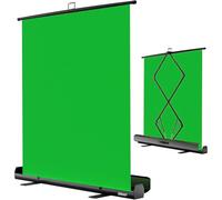 EMART Green Screen 155 x 200cm, Chroma Key Panel Photography Background, Green Backdrop with Stand for Photo Studio, Streaming, Video Conferencing, TikTok, Zoom