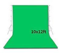 EMART Green Screen Backdrop 3.0x3.6m, Greenscreen Background for Photo
