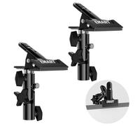 EMART Photography Reflector Holder 2pcs, Heavy Duty Metal Light Stand Clamp