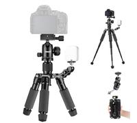 EMART Portable Desktop Mini Tripod Aluminum Alloy 20''/ 50cm Desk Tripod with 360° Ball Head, 1/4" Quick Shoe Plate for DSLR Camera Video Photography Equipment