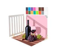 EMART Product Photography Backdrop Board Kit - 40x30cm with 14 Pcs Solid Colour Tabletop Small Photography Background Props for Tabletop Shooting Stunning Images of Food Jewelry (Window Shadow Boards)