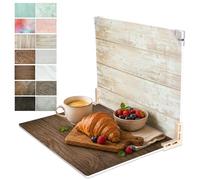 EMART Product Photography Backdrop Board Kit - 40x30cm with 7 Pcs Double-Sided Patterned Tabletop Small Photography Background Props for Tabletop Shooting Stunning Images of Food Jewelry Cosmetics