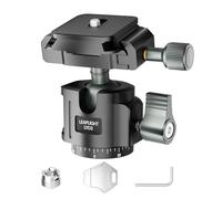EMART Tripod Ball Head with 1/4" Screw Arca Type Quick Release Plate, 360° Rotating Panoramic Ball Head with 1/4" Screw 3/8" Thread Mount for Camera Mount Adapter Tripod, Monopod, Slider, DSLR Camera