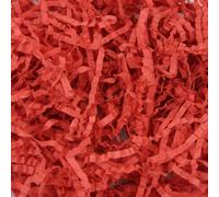 Emartbuy 200 grams Shredded Paper, Ideal for Gift Decoration, Hamper Filling and Gift Packaging - Red