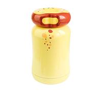 Emartbuy 260 ml Leakproof Doughnut Stainless Steel Vacuum Insulated Hot & Cold Flask Water Bottle Kids Cute Cool - Yellow