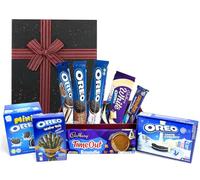 Emartbuy Assorted Chocolates & Biscuits Hamper with Mini, Wafer Rolls, Grenade High Protein Bar & More for Birthdays & Special Occasions - Lovers Gift Hamper