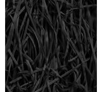 Emartbuy Black Shredded Paper 100g - Soft Tissue Gift Filling for Hampers, Packaging & Crafting | Lightweight Paper for Gift Boxes, Baskets & Decorations