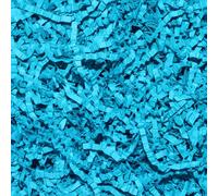 Emartbuy Blue Shredded Paper 1000 grams (1 kg) - Soft Tissue Gift Filling for Hampers, Packaging & Crafting | Lightweight Crinkle Paper for Gift Boxes, Baskets, Parcels & Decorations