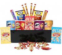Emartbuy Football Movie Night Sweet and Savoury Snack Hamper Ultimate Snack Box for Football Fans, Parties & Gifts