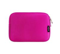 Emartbuy Hot Pink Neoprene Laptop Sleeve 13-15 Inch | Premium water-resistant neoprene with full-zip closure; Lightweight; Compatible with Notebooks and Chromebooks