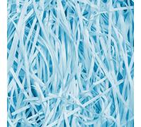 Emartbuy Light Blue Shredded Paper 1000 grams (1 kg) - Soft Tissue Gift Filling for Hampers, Packaging & Crafting | Lightweight Crinkle Paper for Gift Boxes, Baskets, Parcels & Decorations