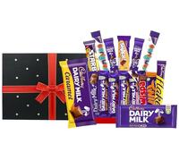 Emartbuy Luxury Chocolate Gift Hamper with Assorted Creamy Bars Selection in Elegant Gift Box with Red Ribbon | Perfect for Birthdays Christmas Thank-You & Celebration Gifting - Ultimate Treat Feast