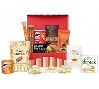 Emartbuy Luxury Diwali Gift Hamper with Festive Sweets, Snacks, Chocolates, Tealight Holders & Greeting Card in Premium Gift Box | Perfect for Family, Friends & Corporate Gifting - Sparkling Moments