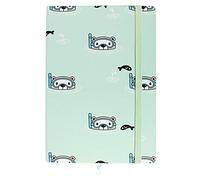 Emartbuy Polar Bear Hard Cover Exercise Book Diary Notebook Notepad Writing Journal Ruled A5 Size 96 Sheets (192 Pages) - Sea Green