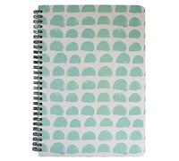 Emartbuy Printed Blue/White B5 Hard cover Spiral Notebook 160 Pages | Hard cover ruled pages provide a durable writing surface for study, work, journaling, planning, lists and everyday notes.