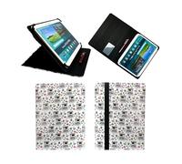 Emartbuy Universal 9.1 Inch - 10.5 Inch Computers Multi Angle Folio Wallet Case Cover With Card Slots Black Elastic Strap and Stylus Pen Compatible With Selected Devices Listed Below